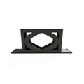 3D-printed TRENDnet TEG-S82G Switch 10" Mini Rack Mount - 1U – rear view