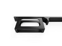 3D-printed QNAP QSW-2104-2T-R2 Switch 19" Rack Mount - 1U (Modular) – side view