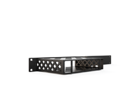 3D-printed 19" Unifi Flex XG Switch Rack Mount - 1U (Modular) – installed view