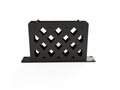 3D-printed 10" Unifi Flex XG Switch Mini Rack Mount - 1U – side view