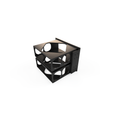3D-printed 4x Wiim Amp/Amp Pro Rack Mount - 4U – installed view