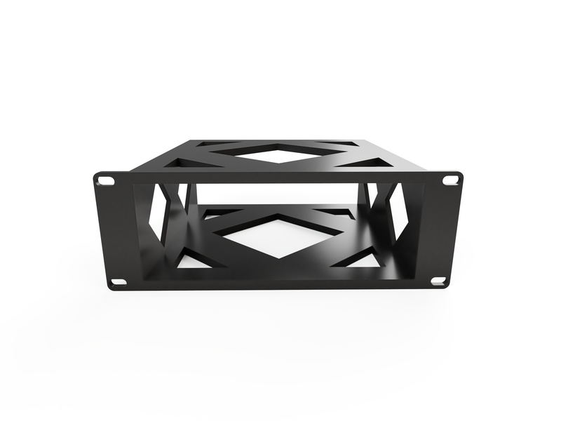 3D-printed Wiim Ultra 10-inch Mini Rack Mount - 2U Height