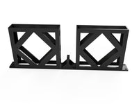 3D-printed 19" HP Elite/ProDesk G3, G4 & G5 Mini PC Rack Mount - 1U (Modular) – rear view