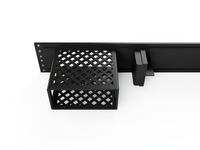 3D-printed Minisforum UM690S Mini PC Rack Mount 19" 2U (Modular) – rear view