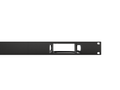 3D-printed Calix GP1100X 19" Rack Mount - 1U (Modular) – installed view