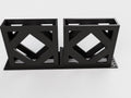 3D-printed 19" Minisforum MS-01, MS-A2 & MS-R1 Rack Mount - 2U – printed in PETG