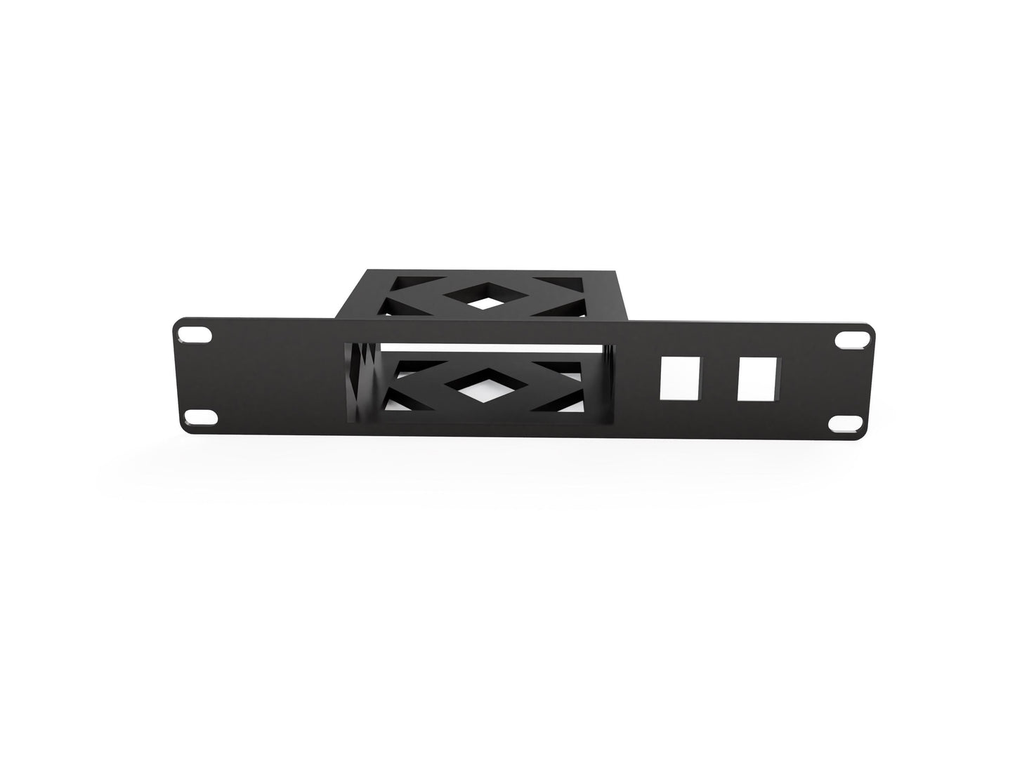 10" Unifi Express (UX) & Unifi Gateway Lite (UXG) Mini Rack Mount w/2 Keystones