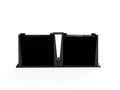 3D-printed 19" Lenovo ThinkCentre M720q, M920q, M710 & M10q Tiny PC Rack Mount – mounting hardware