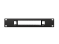 3D-printed TP-Link SG108P Rack Mount 10" Mini Rack - 1U (Modular) – installed view