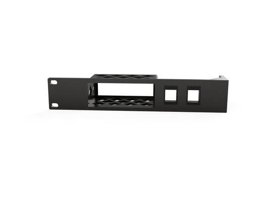 19" Firewalla Purple Rack Mount - 1U w/2 Keystones (Modular)
