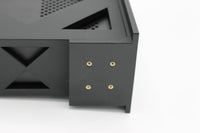 3D-printed 19" Minisforum MS-01, MS-A2 & MS-R1 Rack Mount - 2U – rear view