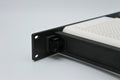 3D-printed 10" Arris Surfboard Modem Mini Rack Mount - SB8200 / SB6141 /SB6190 Models – installed view