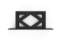 3D-printed 10" TP-Link Omada ER605 Rack Mount - 1U – rear view