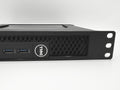 3D-printed 10" Dell Optiplex Mini Rack Mount Fits 3000/5000/7000 Micro Series - 1U – rear view