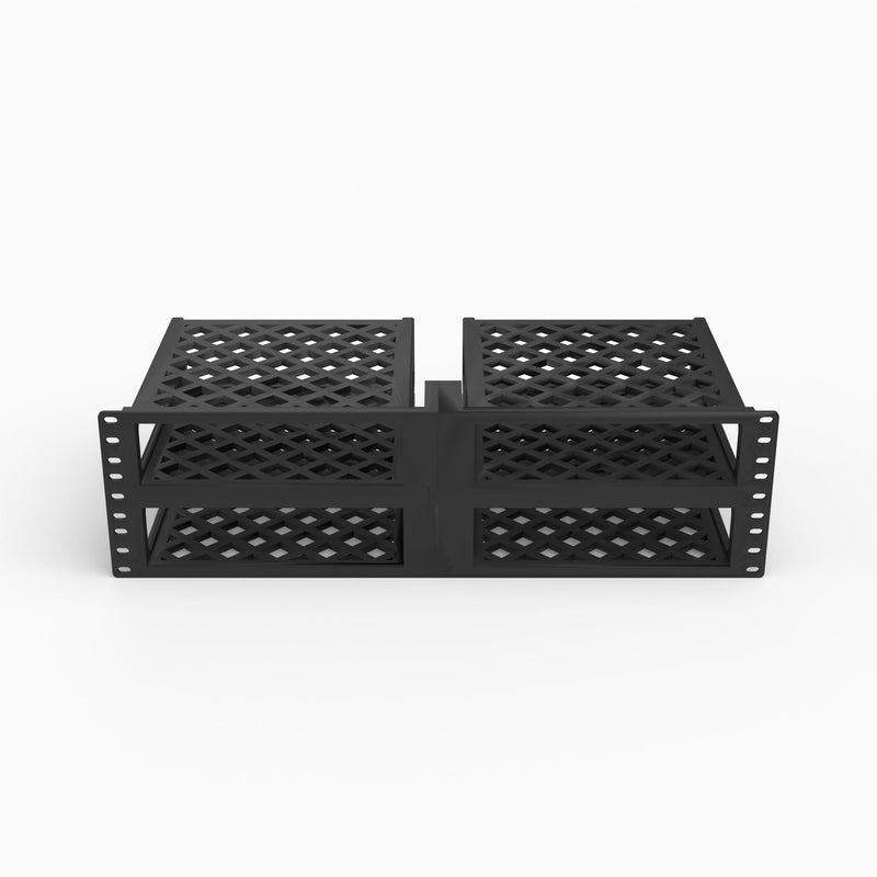 19" Minisforum MS-01 & MS-A2 4-Bay Rack Mount - 3U – image 1