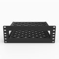10 inch 3D printed mini rack mount for the Arris NVG468MQ Frontier gateway, front view