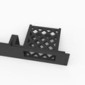 Beelink SER10 Max 19 inch modular rack mount, frame detail