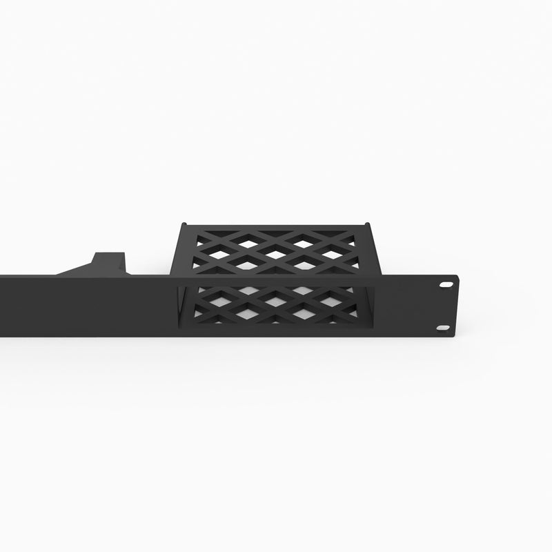 19 inch 3D printed rack mount for TP-Link Omada Fusion G+, front view