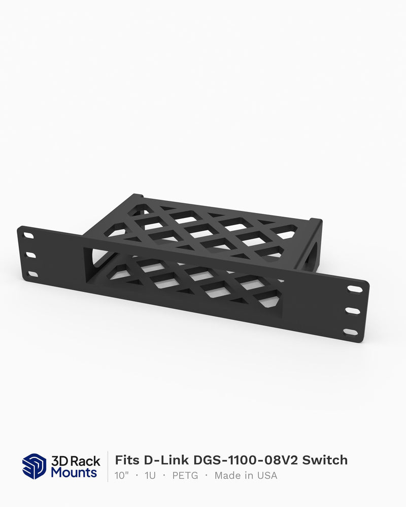 10" D-Link DGS-1100-08V2 Switch Mini Rack Mount - 1U
