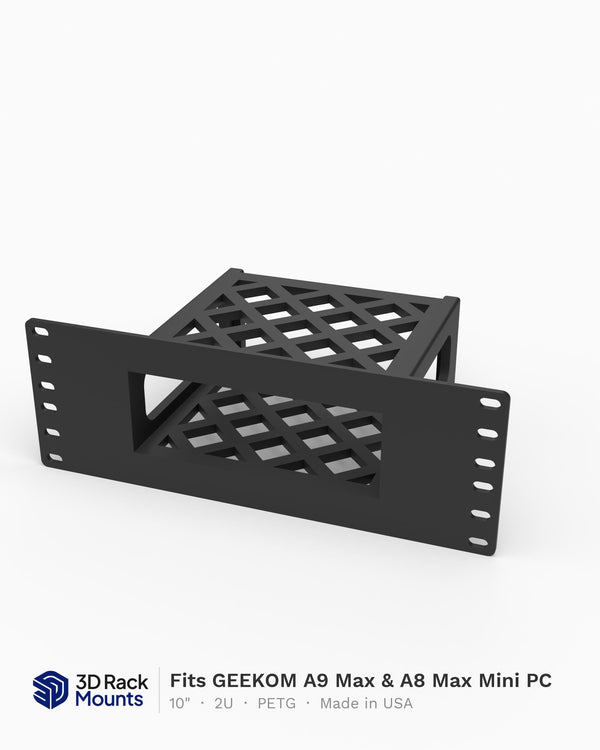 10" GEEKOM A9 Max & A8 Max Mini PC Rack Mount - 2U