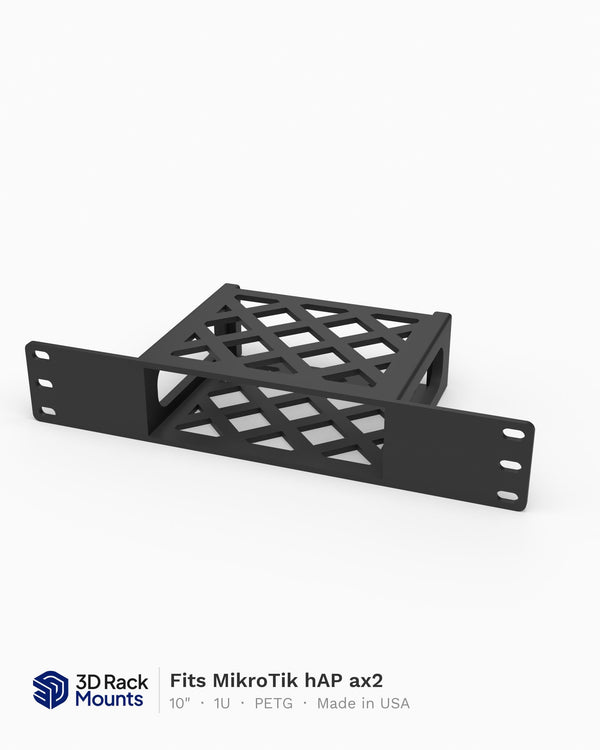 10" MikroTik hAP ax2 Rack Mount - 1U