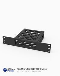 10" MikroTik RB260GS Switch Mini Rack Mount - 1U
