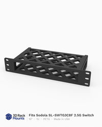 10" Sodola SL-SWTG3C8F 2.5G Switch Mini Rack Mount - 1U