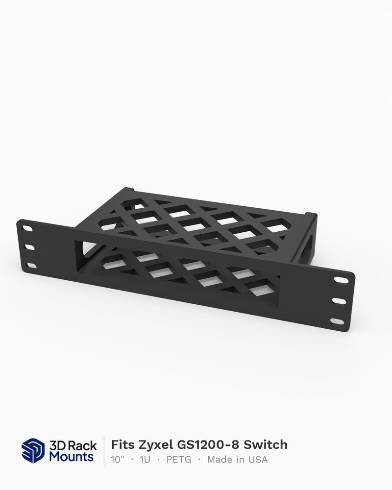 10" Zyxel GS1200-8 Switch Mini Rack Mount - 1U