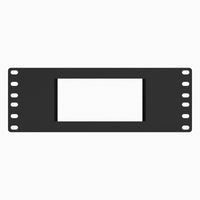GMKtec M7 Ultra 10 inch rack mount, front elevation