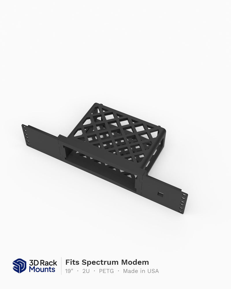 Spectrum Modem 2U Rack Mount w/ keystone jack