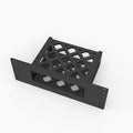 Angled view of the 10 inch NUC 16 Pro rack mount