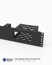 19" Geekom Mini IT13 Mini PC Rack Mount - 2U (Modular)
