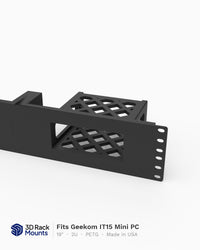 19" Geekom IT15 Mini PC Rack Mount - 2U (Modular)