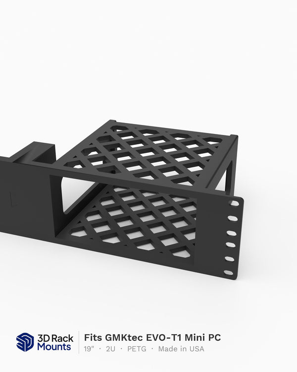 19" GMKtec EVO-T1 Mini PC Rack Mount - 2U (Modular)