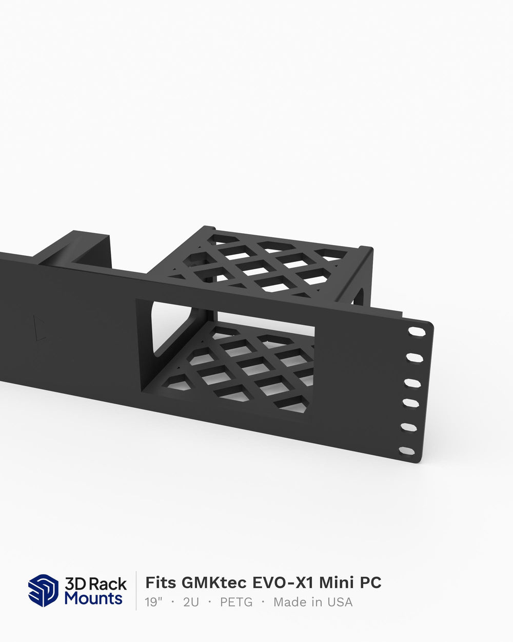 19" GMKtec EVO-X1 Mini PC Rack Mount - 2U (Modular)