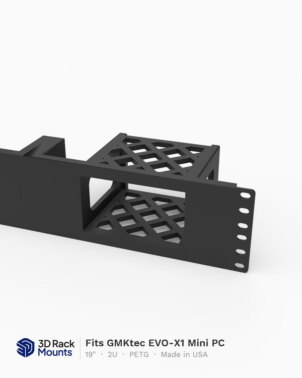 19" GMKtec EVO-X1 Mini PC Rack Mount - 2U (Modular)