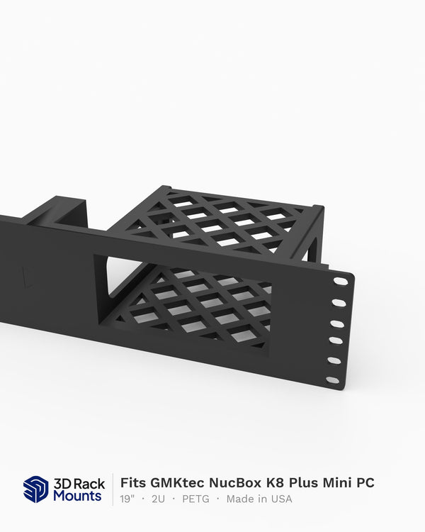 19" GMKtec NucBox K8 Plus Mini PC Rack Mount - 2U (Modular)