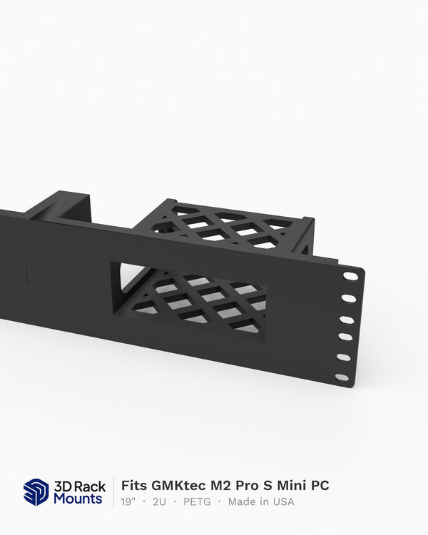 19" GMKtec M2 Pro S Mini PC Rack Mount - 2U (Modular)