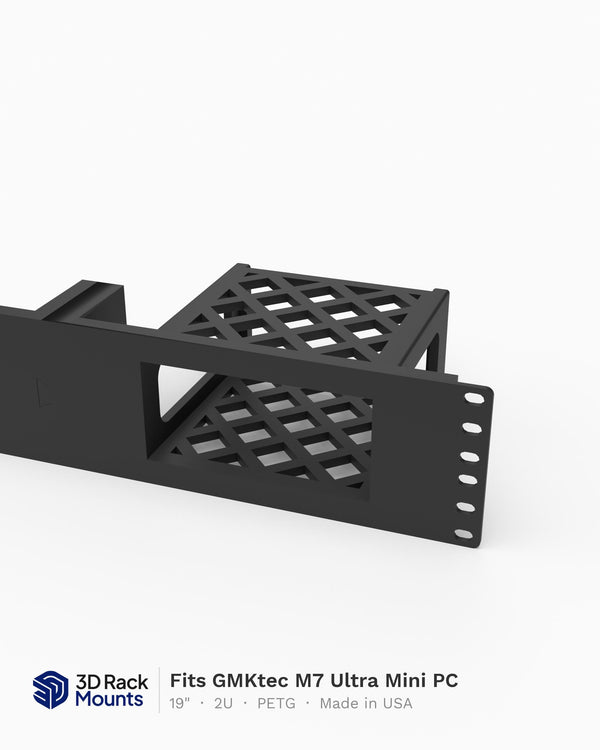 19" GMKtec M7 Ultra Mini PC Rack Mount - 2U (Modular)