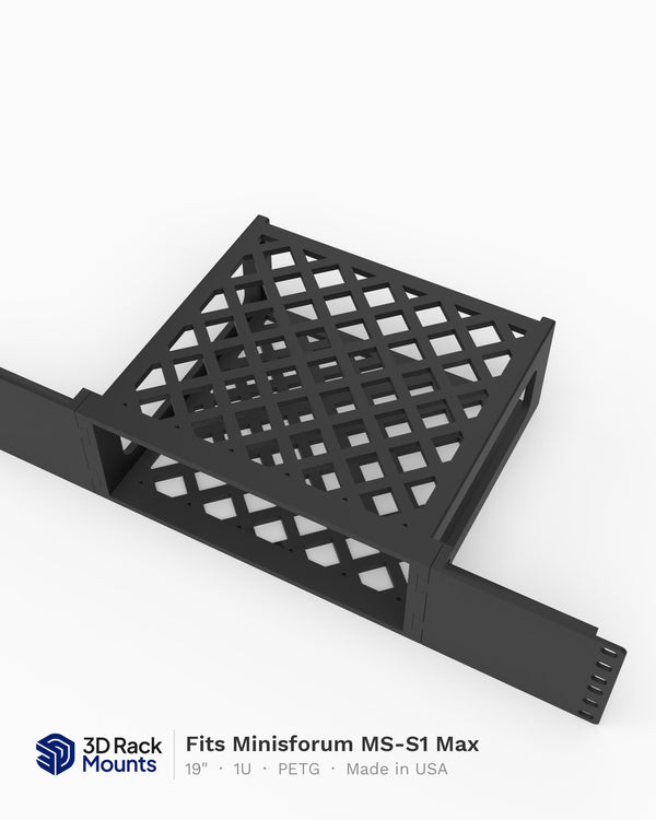19" Minisforum MS-S1 Max Rack Mount - 2U