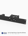 19" GL.iNet Brume 2 Security Gateway Rack Mount - 1U (Modular)