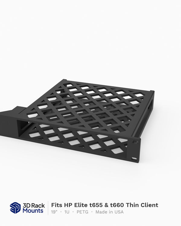 19" HP Elite t655 & t660 Thin Client Rack Mount - 1U (Modular)