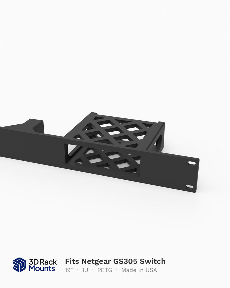 19" Netgear GS305 Switch Rack Mount - 1U (Modular)
