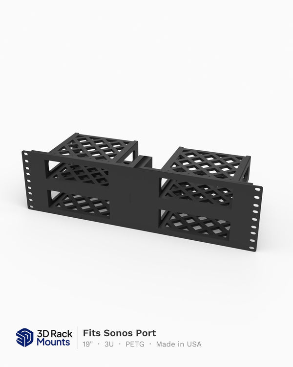 4x Sonos Port Rack Mount - 19" 3U