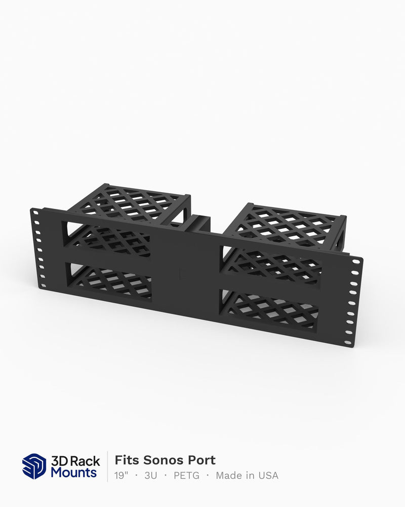 4x Sonos Port Rack Mount - 19" 3U