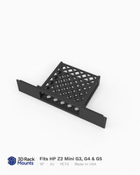 19" HP Z2 Mini G3, G4 & G5 Rack Mount - 2U