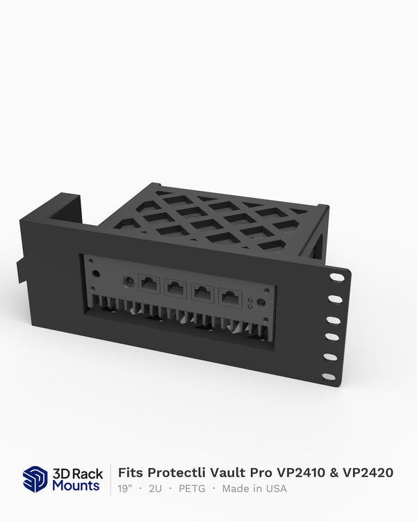 19" Protectli Vault Pro VP2410 & VP2420 Rack Mount - 2U (Modular)