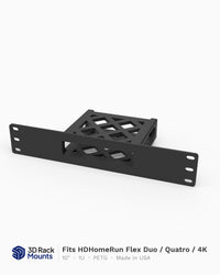 HDHomeRun Flex Duo, Quatro, 4K 10" Mini Rack Mount -  1U