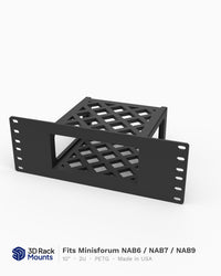 Minisforum NAB6/NAB7/NAB9 10" Mini Rack Mount - 2U