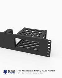 Minisforum NAB6/NAB7/NAB9 2U Mini PC Rack Mount - 2U (Modular)